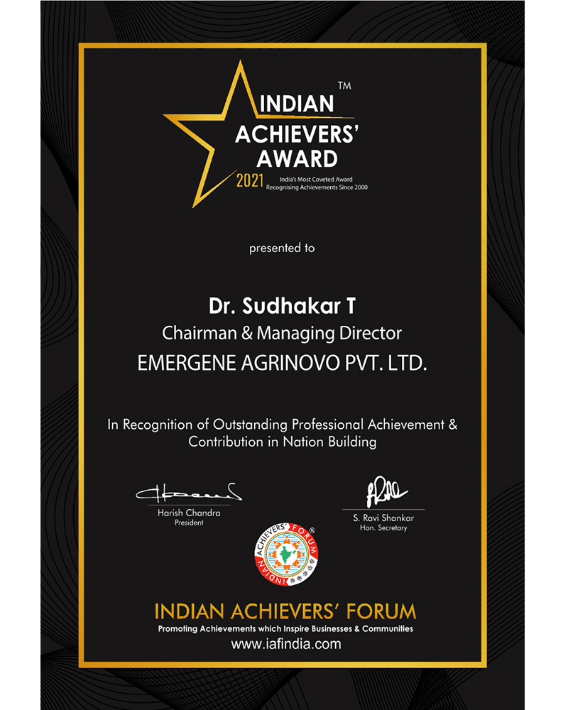 Indian Achievers award